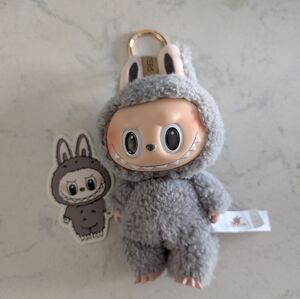 Pop Mart Gray Monster Plush Doll